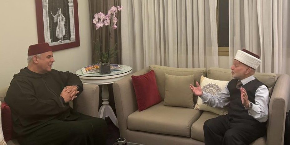 مفتي القدس وخطيب المسجد الأقصي يلتقي المدير المكلف بوكالة بيت مال القدس (1)